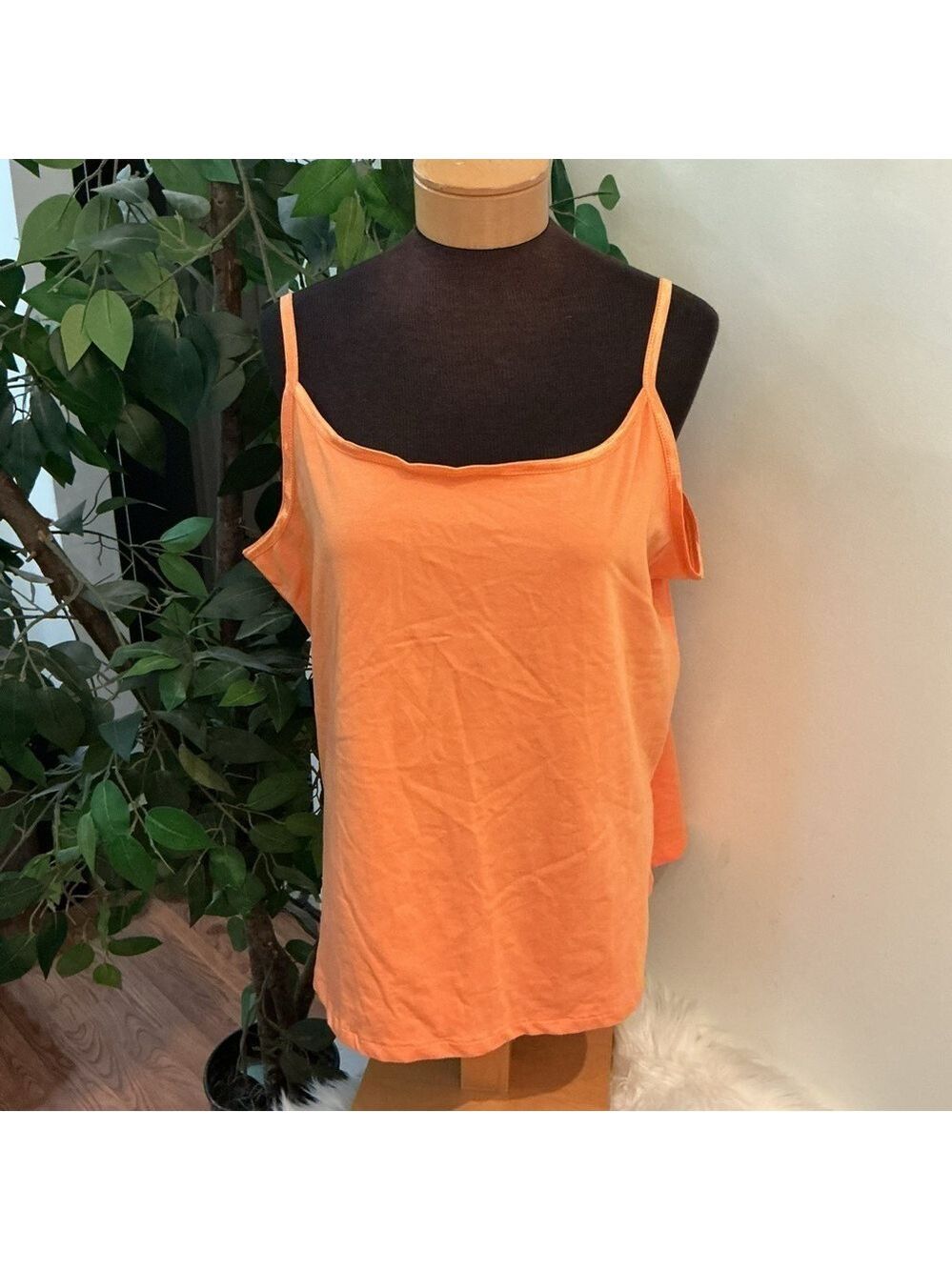 Women's Avenue Orange Tank Top Plus Size 22/24 NWT - Picture 8 of 12